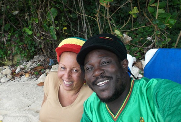 Couple enjoying a day outdoors after their case