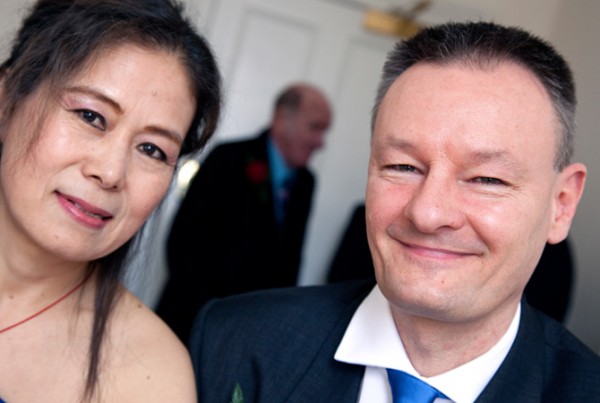 Happy couple after a successful immigration outcome